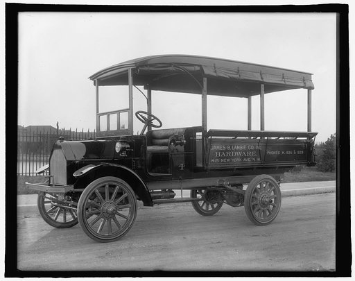 Truck: James B. Lambie Co., Inc., Hardware, 1415 New York Ave, N.W., Washington, D.C.
