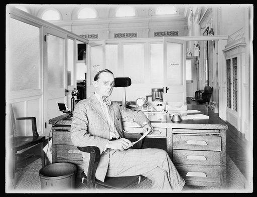 Herbert E. French, photographer, in office