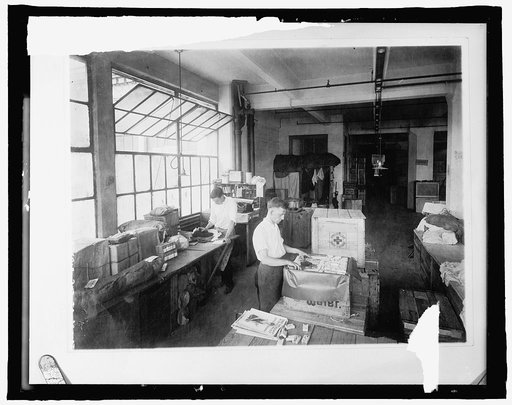 #142 American Red Cross, Bush terminal where all chapters send finished work to be shipped