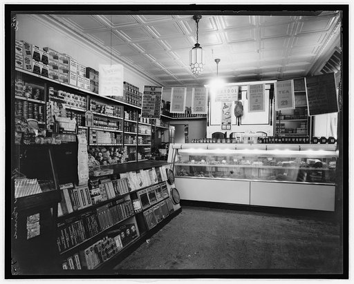 Interior of D.G.C. Store, Quarel[?] St., N.W., Wash., D.C.