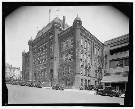 Franklin School Bldg. exterior, 13th St., N.W., Wash., D.C.