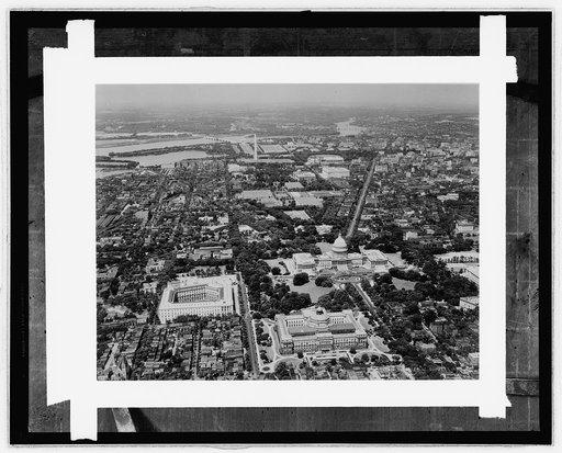 Air view of Wash., D.C.