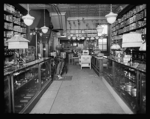 Interior of shop