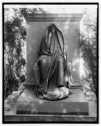Grief Monument, [Rock Creek Cemetery, Washington, D.C.