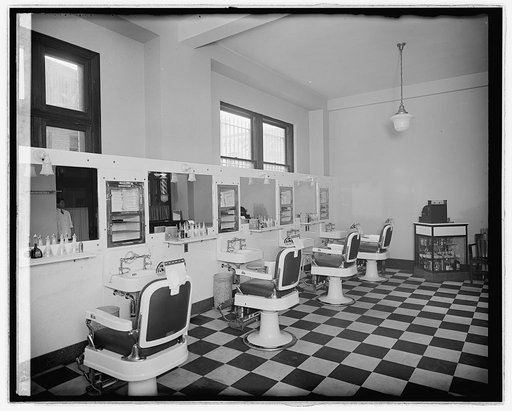 Barber shop, Investment Bldg.