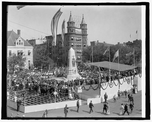 G.A.R. Monument unveiling