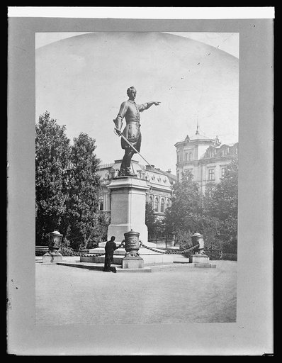 Sweden, statue of Chas. XII at Stockholm
