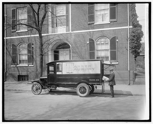 Ford Motor Co. Banner Laundry truck