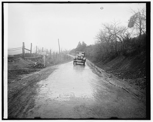 Ford Motor Co. Lincoln in Shenandoah Nat. Park, [Virginia