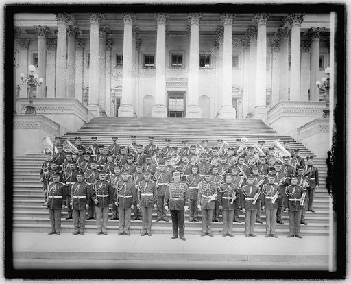U.S. Marine Band [on steps of U.S. Capitol, Washington, D.C.