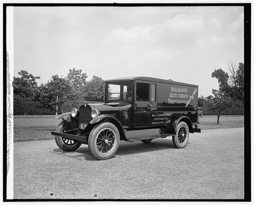 Semmes Motor Co. Schwartzmann truck (Hellmann's Blue Ribbon Mayonnaise)
