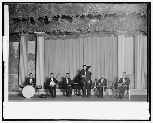 Band on stage
