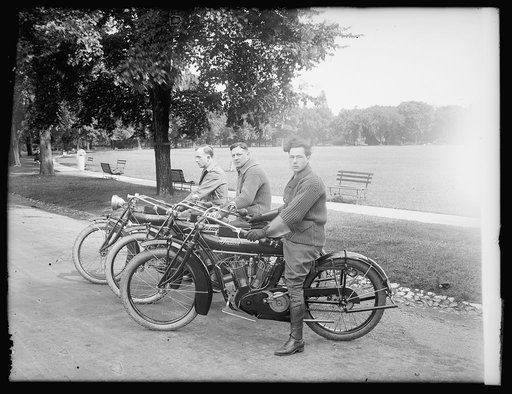 Motorcycle team, relay to Fisco[?