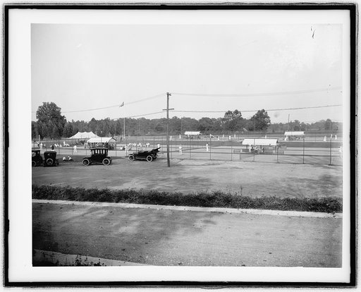 Columbia Coutry Club, [Chevy Chase, Maryland], tennis courts