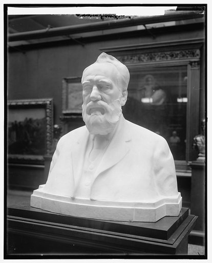 Alex [Alexander Graham Bell bust sculpture, 1922, by Moses Wanner Dykaar