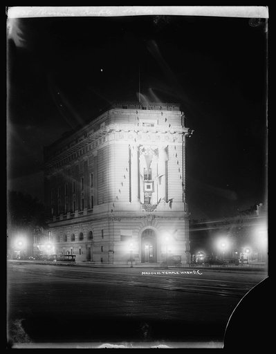Masonic Temple, night