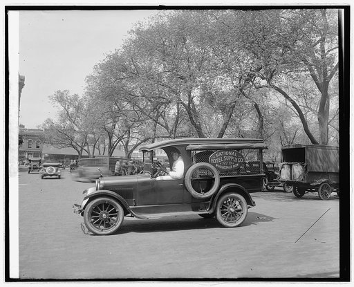 Semmes Motor Co. National Hotel Supply Co. truck