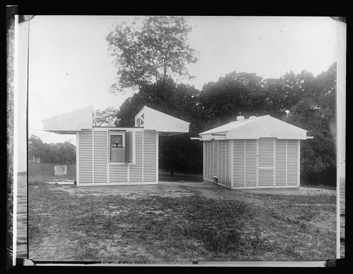 Naval Observatory, [Washington, D.C.], Longitude houses for determining difference in time between Wash. & Paris
