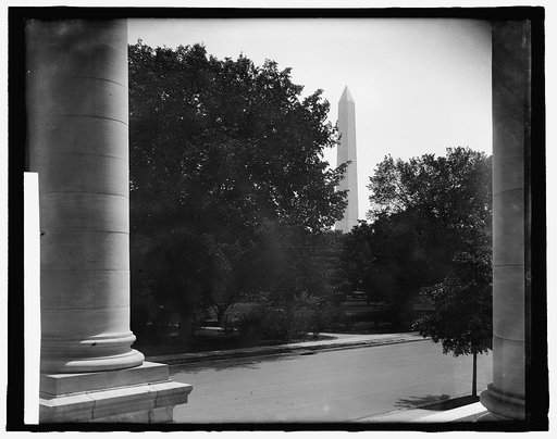 Monument from D.A.R. Hall, [Washington, D.C.