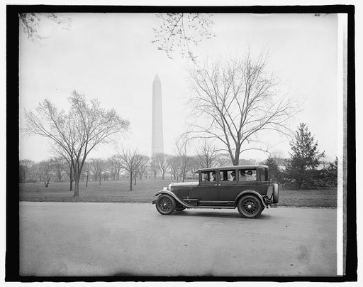 Washington Cadillac Co., [Washington monument in background, Washington, D.C