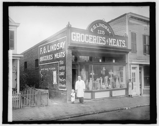 F.G. Lindsay store front, Anacostia, [Washington, D.C.