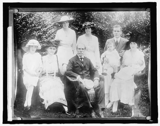 Chas. Evan Hughes, family group