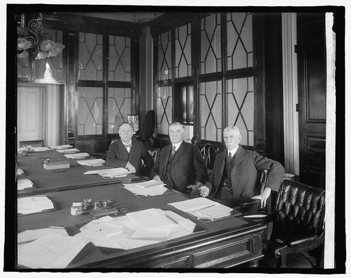 Senators Geo. E. Chamberlain, Chas. S. Thomas of Colo., Jas. H. Brady of Idaho