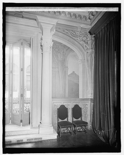 Mexican Embassy, [Washington, D.C.], fresco in dining room