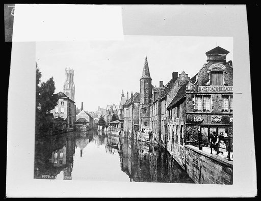 Belgium, canal at Bruges
