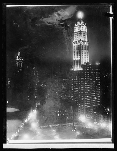Broadway at night