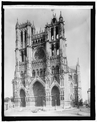 France, Cathedral at Amiens, West Façade