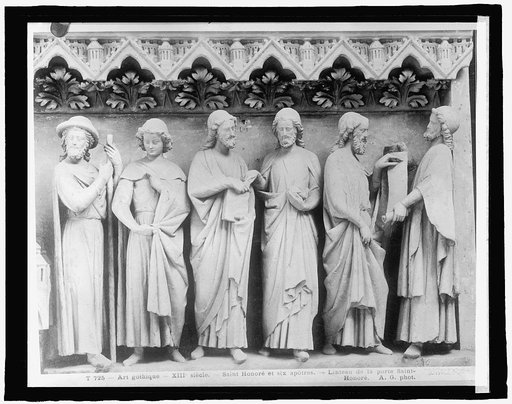 France, Cathedral Amiens, six apostles