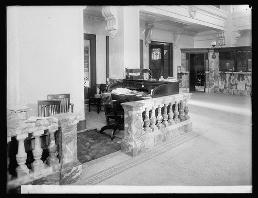 District National Bank, interior