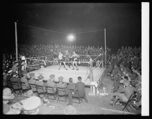 Boxing at Walter Reed, [Washington, D.C.