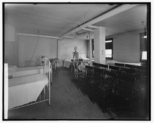 Wash. Sanitarium, [Takoma Park, Maryland], class room