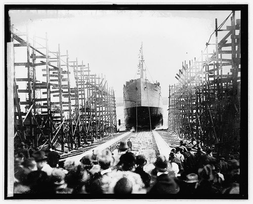 Va. Shipbuilding Corp. launching of E.A. Morse
