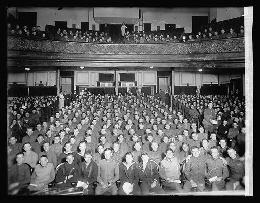 Walter Reed boys at Schubert Garrick