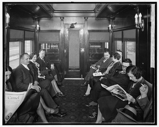 Southern Railway interior of car