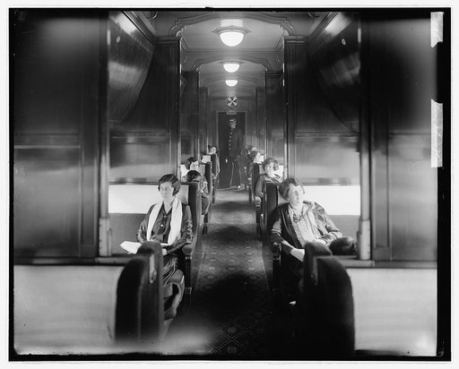 Southern Railway], interior of car