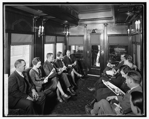Southern Railway, interior of car