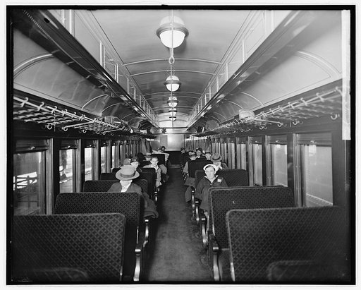 Southern Railway, interior of car