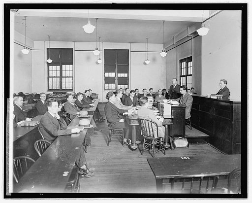 Geo. Wash. Univ. class room, [Washington, D.C.], retouched