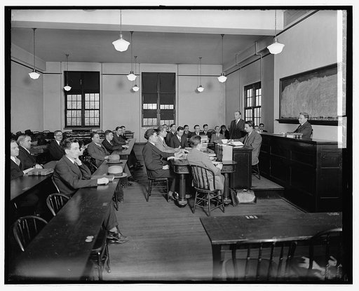 Geo. Wash. Univ. class room, [Washington, D.C.], unretouched
