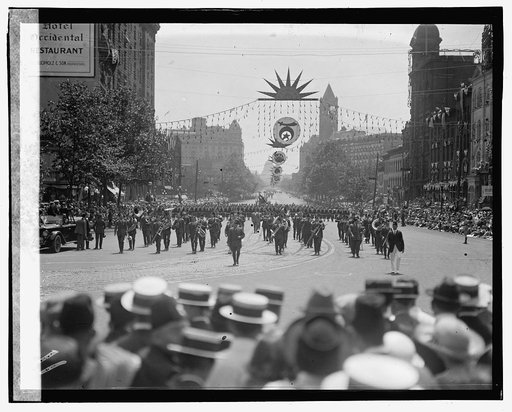 Shriners Parade, Washington, D.C.] Moelem Temple, Detroit, Mich., 5/6/25