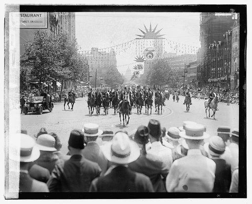 Shriners Parade, Washington, D.C.] Jerusalem Temple (mounted), New Orleans, LA.