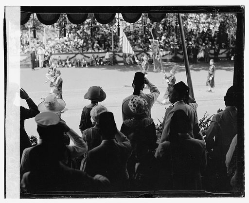 Shriners Parade, Washington, D.C.] Harding