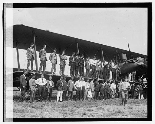 Shriners] Group at Bolling Field [Washington, D.C.
