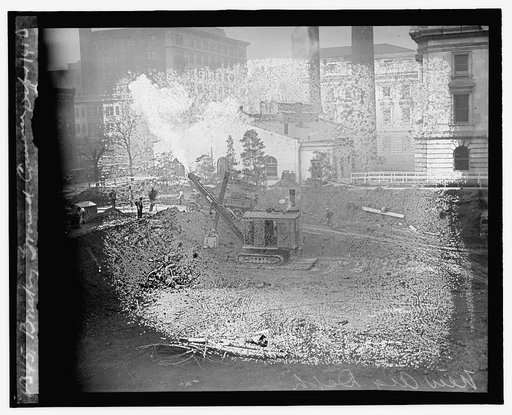 Breaking ground, Commerce Dept., 14 & D [Washington, D.C.