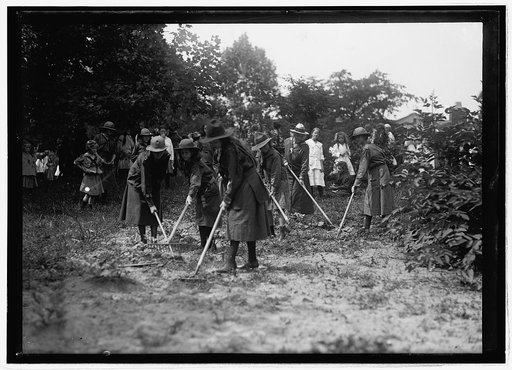 Food Admin., Girl Scout garden, 13th & Iowa Ave., Wash., D.C.