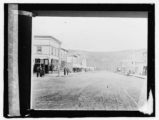 A St. looking north, Nenana, Alaska